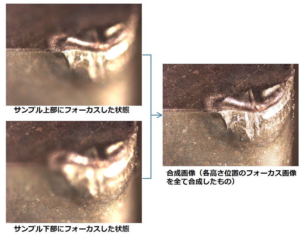 画像合成事例（サンプル：切削工具（インサートチップ））